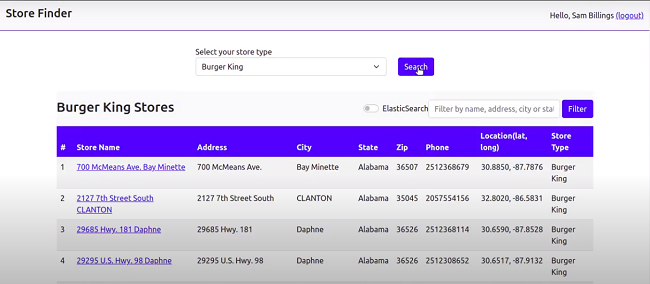 Store Finder